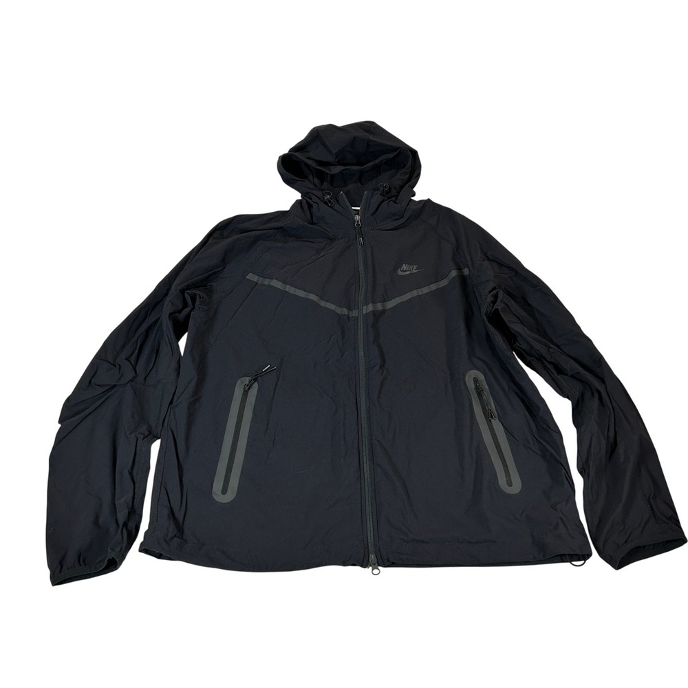Nike Tech Pack Windrunner Hooded Full Zip Jacket Black IM7174-010 Mens Large